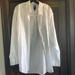 White button down blouse (Large Tall)